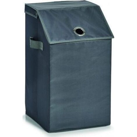 Zeller Panier à linge moderne anthracite 80 litres