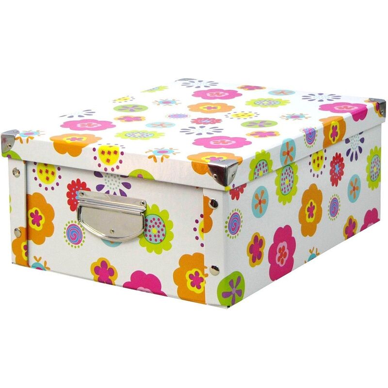 Zeller Present Zeller Aufbewahrungsbox Punkte, Pappe, 17 Cm Hoch