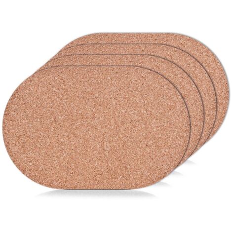 ZELLER PRESENT Kork-Platzmatten 4er Pack