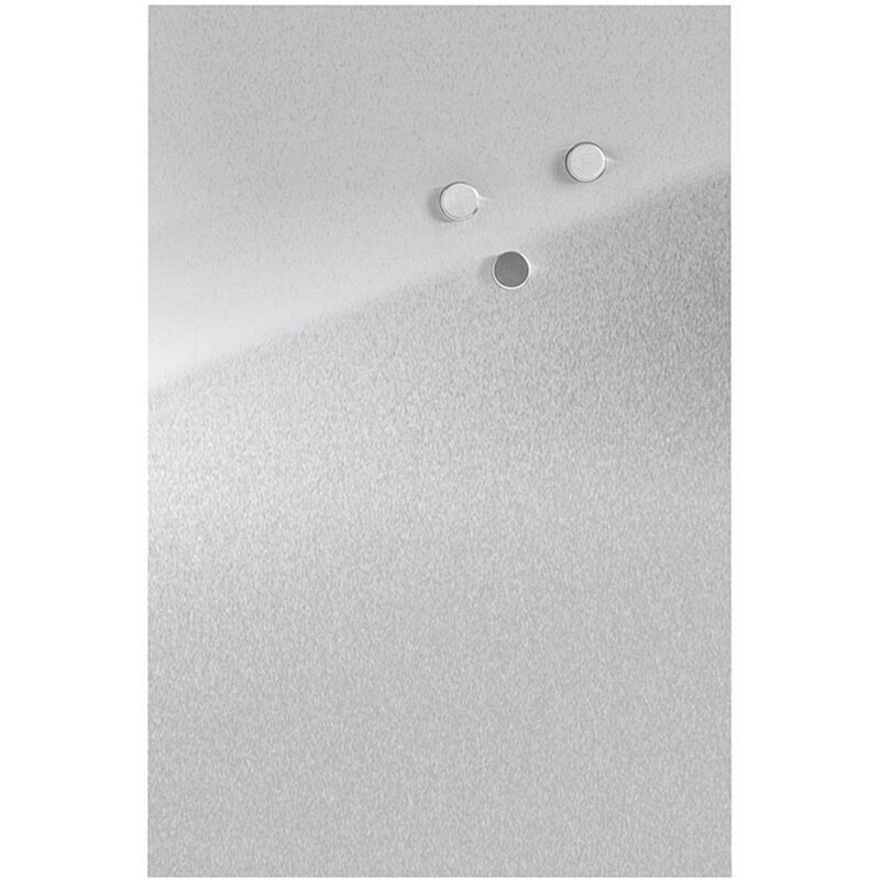 Zeller - Magnettafel Edelstahl mit 3 Magneten 40x60cm