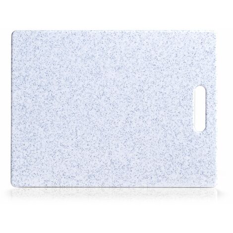 Zeller, tagliere in plastica, Plastica, grigio chiaro, ca. 36,5 x 27,5cm
