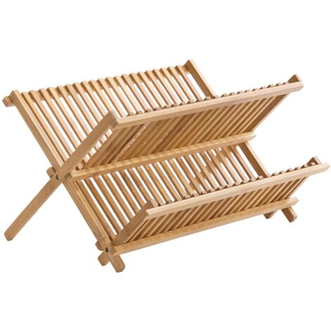 ZELLER Tellerabtropfständer, Bamboo