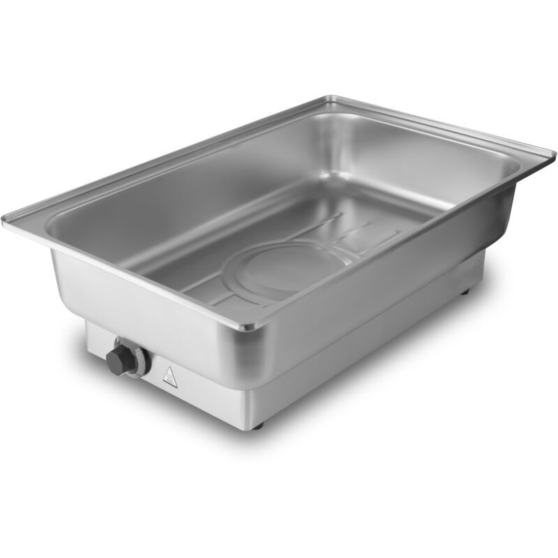 Mahlzeit - Chafing Dish électrique, acier inoxydable, gn 1/1 9 litres, jusqu'à 80°C avec affichage