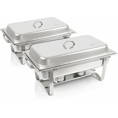Chafing Dish En Acier Inoxydable Plateau Chauffant Pour Barbecue, Camping