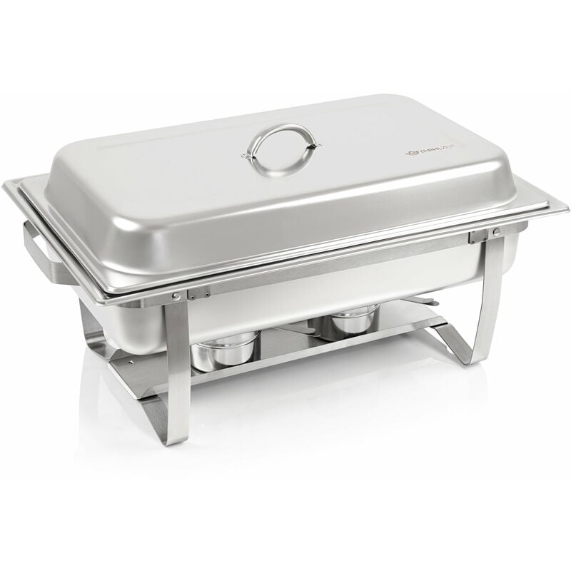 Zelsius - Mahlzeit Chafing dish 'Nancy' avec 1x 1/2 2x 1/4 GN-Bac