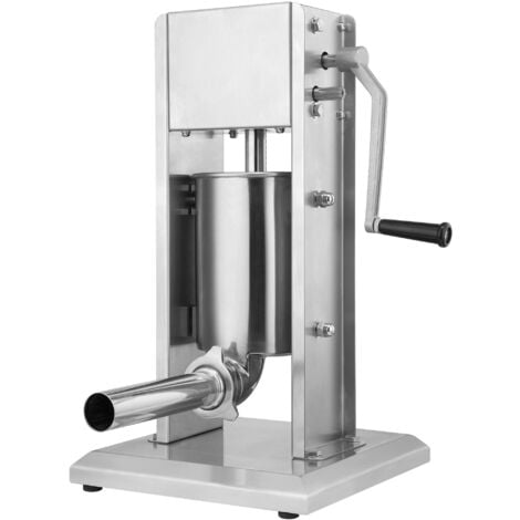 Zelsius Insaccatrice Professionale in Acciaio Inox, 3 litri, argento, quattro beccucci diversi