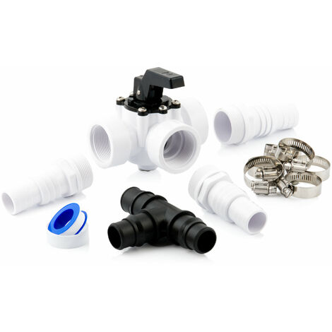 Zelsius Pool Bypass Set 12 piezas  VÃ¡lvula universal para calentador de piscina con bomba de calor