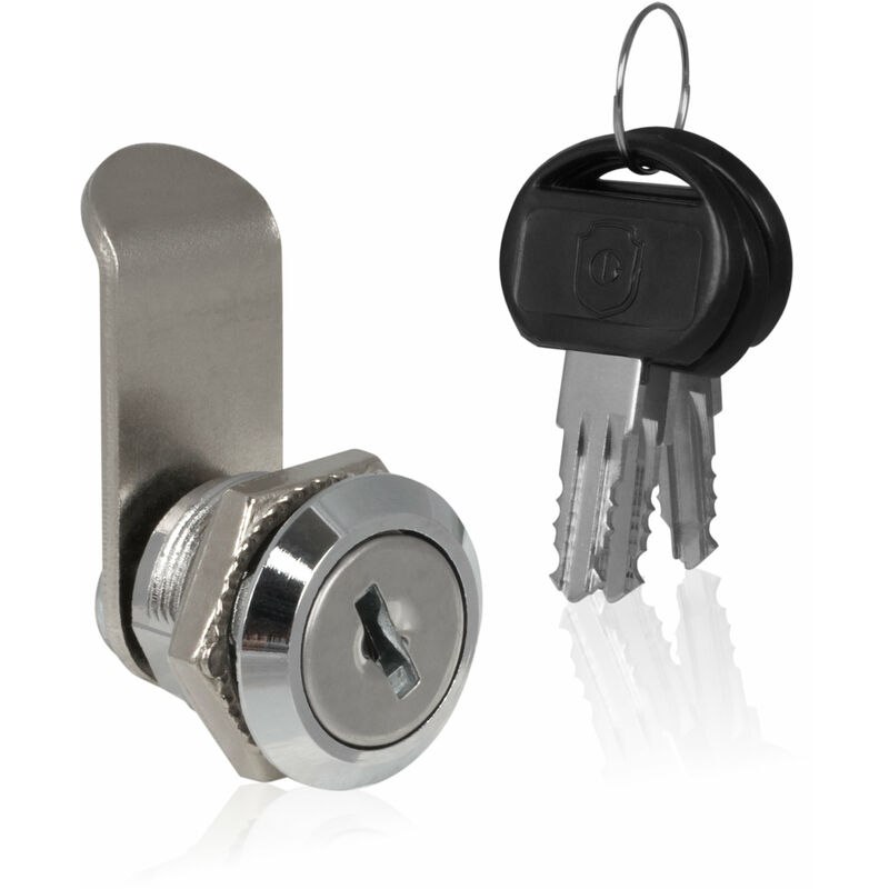 Image of Serratura per cassetta postale con 3 chiavi, cilindro: 16 mm, ø 18 mm, serratura di ricambio, serratura per posta - Zelsius