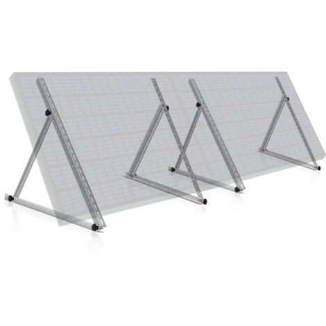 Zelsius Set universale di supporti, modulo solare, angolo regolabile 0 a 90°  Barra supporto 104 cm