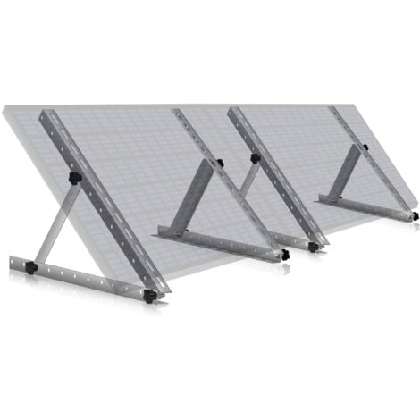 Zelsius Set universale di supporti per pannelli solari con angolo regolabile di 0 a 90°