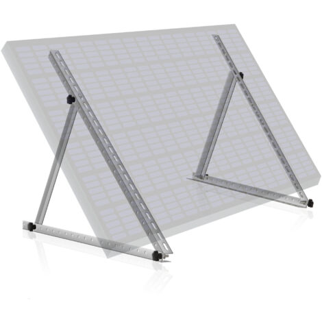 Zelsius Set universale, supporti modulo solare, angolo regolabile 0 a 90°  Barra di supporto 104 cm