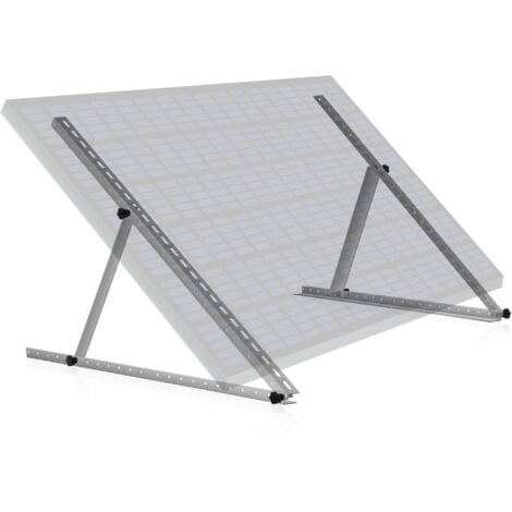 Zelsius Set universale supporto, pannelli solari, angolo regolabile 0 a 90°  Barra supporto 114 cm