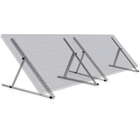 Zelsius Set universale, supporto pannello solare, angolo regolabile 0 a 90°  Barra supporto 114 cm