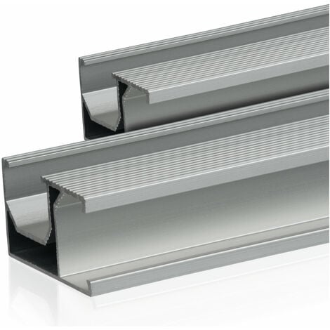 Zelsius Universal Aluminium Montageschiene 150 cm für Solarmodule, Befestigungsschiene, 2 Stück