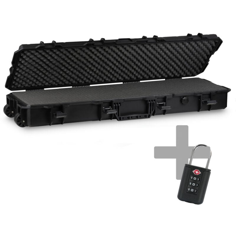 Zelsius - Valise à transport avec rembourrage en mousse et roulettes, boîte à outils, mallette pour appareil photo