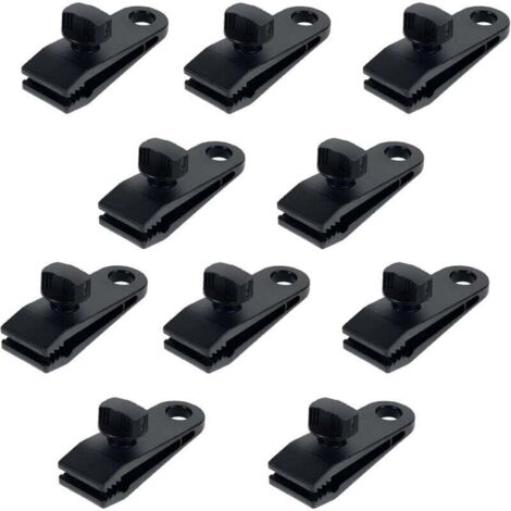 Zeltclips aus Kunststoff, sichere Multifunktions-Planenclips, Zeltklemmen aus Nylon, Planenclips für Camping, Planen, Wohnwagen, Sonnensegel für den Garten