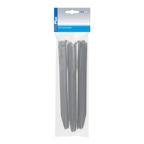 Zelthering 22cm metall halbrund 10 stuck im polybeutel