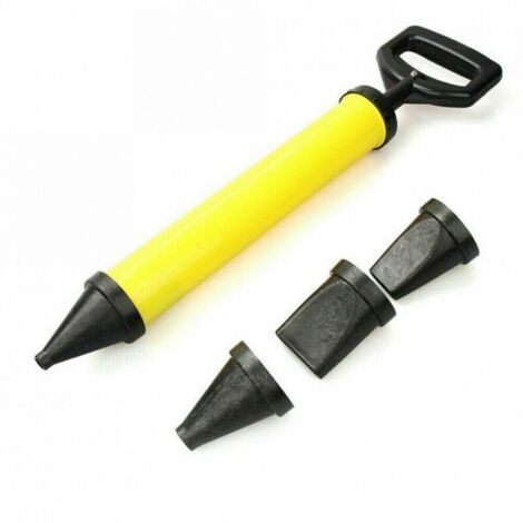 Zement-Kartuschenpistole, Mörtelpistolen-Set, limettengrüne Mörtel-Spritzpistole mit 4 Düsen