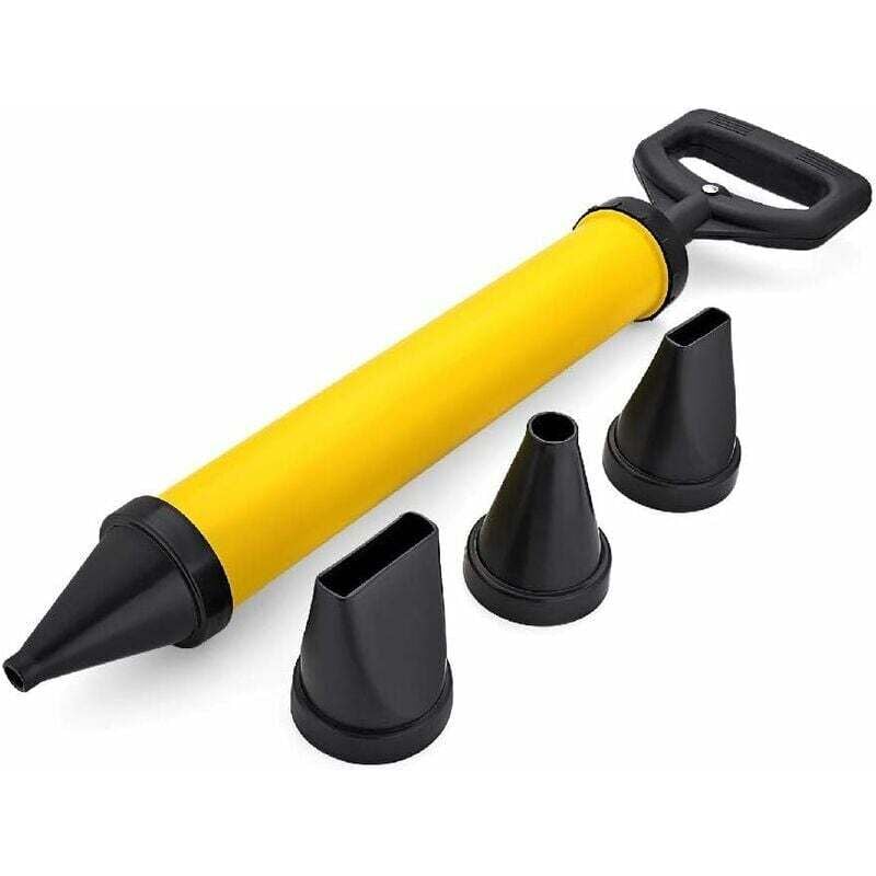 Image of Zementkartuschenpistole Kalkmörtelpumpe Manueller Mörtelsprüher 4 verschiedene Düsen