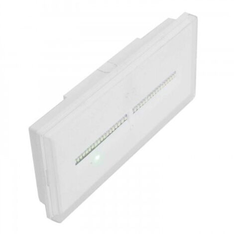 Zemper – Bloc autonome antipanique IP44 – Éclairage de sécurité LED 450 lm – Installation simplifiée pour couloirs et issues de secours