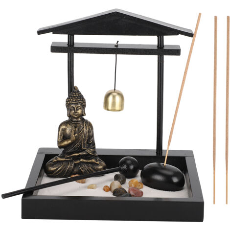 Zen-Buddha-Sandschale – Moderne, handgefertigte Wohnzimmerdekoration aus Kunstharz
