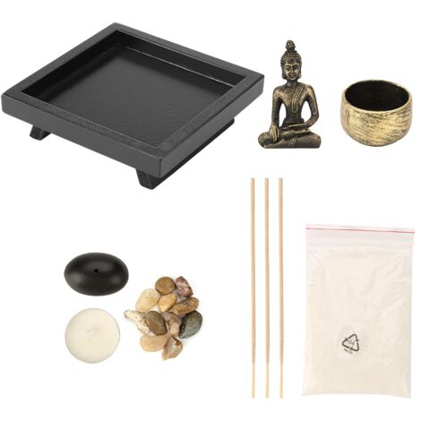 Zen-buddhistischer Kerzenhalter, Meditationsdekoration, Feng-Shui-Inneneinrichtung