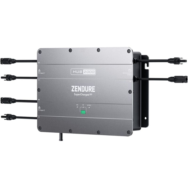 Hub 2000, entrée solaire 1800 w, sortie 1200 w, peut être utilisé avec AB1000 ou AB2000 - Zendure