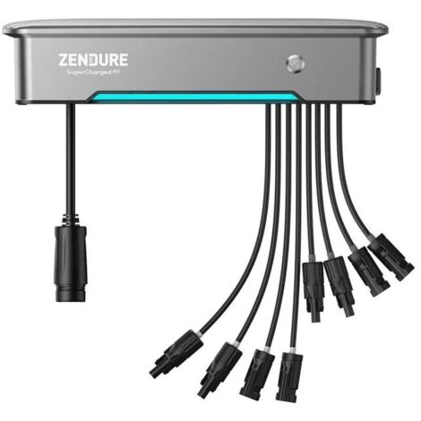 Zendure SolarFlow Hyper 2000,Entrée solaire de 1800W,Charge AC bidirectionnelle de 1200W,HUB intégré et Micro onduleur