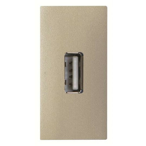 Zenit Chargeur Usb 2.0 - 1M - Champagne - Femelle 2CLA215590N1901 ABB N2155.9CV