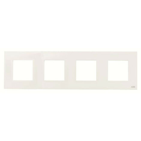 Zenit Plaque de Finition 4X2 modules Blanche 2CLA227400N1102 ABB N2274BL