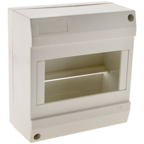 Zenitech – Coffret électrique nu 6 modules – Installation rapide – Conforme norme CE – Pour espaces restreints – Plastique résistant