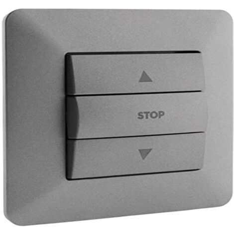 Zenitech - Interruttore comando tapparelle Titanium - Artezo