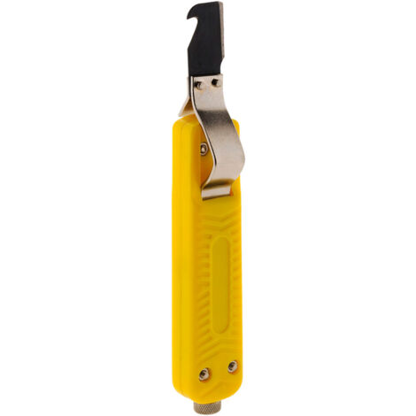 Zenitech – Pince à dénuder 165 mm – Dénudage de câbles Ø8 à 28 mm – Réglage de profondeur de coupe – Pour installations électriques