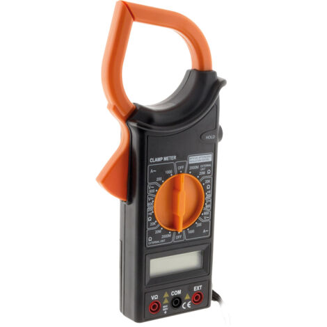 Zenitech – Pince ampèremétrique 600V CAT III – 5 fonctions intégrées – Alimentation pile 9V fournie – Outil pour électricien professionnel