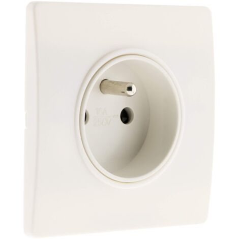 Jung CD1520BFKIKLWW Presa Con Contatto Di Protezione E Coperchio Incernierato - Colore Bianco Alpino, 1 Pezzo, Qualità Originale