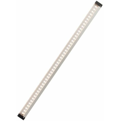 Zenitech – Réglette LED ultra plate 5W – Détecteur de mouvement – Longueur 50cm – Flux lumineux 413 lumens – Température de couleur 2700K