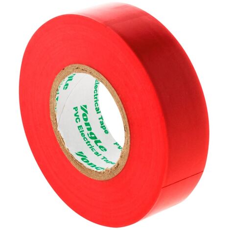 Zenitech - Rotolo adesivo da 19 mm, 20 m, colore: Rosso