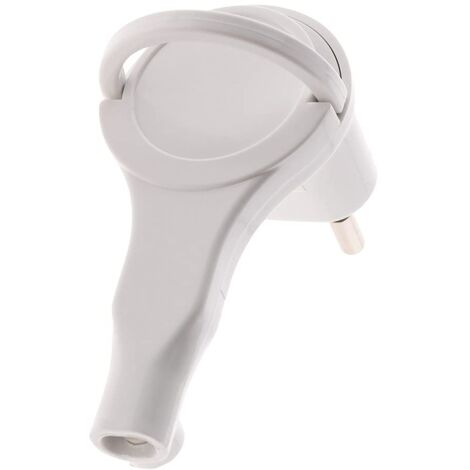 Zenitech - Spina maschio 2P 6A extraflat bianco
