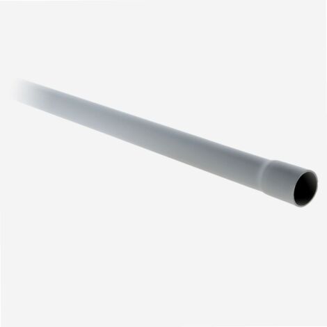 Zenitech – Tube IRL Tulipé Ø16mm – Longueur 2m – Couleur gris – Protection câbles électriques pour chantiers humides