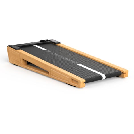 BOUDECH Zenith - Platzsparendes Laufband mit Fester Steigung 2,5 PS max. 6 km/h mit LCD-Display und Bluetooth-Lautsprechern