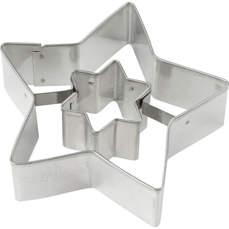 Zenker Ausstecher Linzer Stern 6,5 x 6,8 x 2 cm Ausstechform Plätzchenform