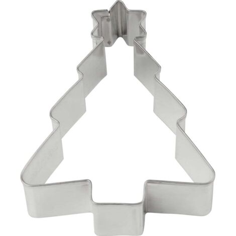 Zenker Ausstecher Tanne mit Stern 8,5 x 6 x 2 cm Ausstechform Plätzchenform