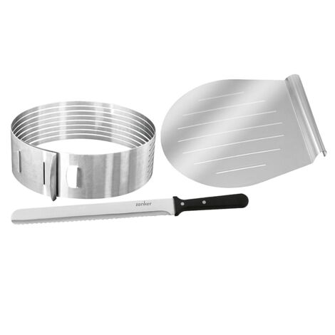 ZENKER Kuchenschneidhilfe-Set 3tlg.