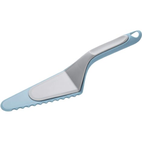 Zenker Paletta Taglia e Servi Torte Seghettata 2 in 1, Plastica, Multicolore, Linea Candy Pala per Tagliare, Porzionare e Servire direttamente in tavola.