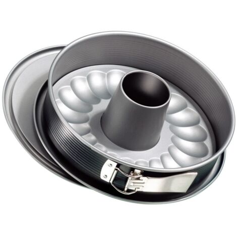 Zenker Springform Backform Energy  mit Flach- und Rohrboden, Ø 28 cm