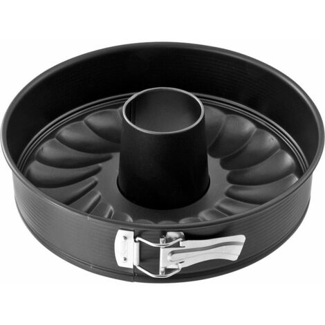 Zenker Springform BlackMetallic mit Flach- und Rohrboden, Ø 28 cm Küchenutensilien