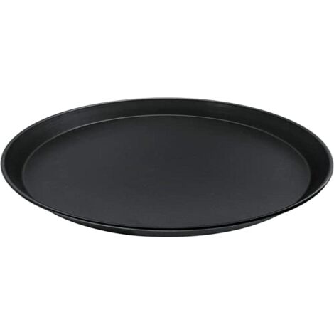 Zenker Teglia da forno rotonda, 30 cm, della serie "Pure", teglia per pizza e pizza, colore nero, quantità: 1 pezzo