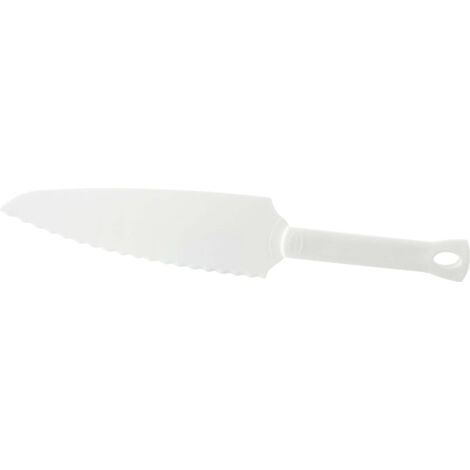 Zenker Tortenmesser 2in1 Classic 30cm weiß Kunststoff Messer Backzubehör Gadget