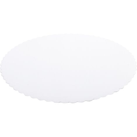 Zenker Tortenunterlage Fair Ø 28 cm 6 Stück aus lebensmittelechtem Papier in edlem Weiß