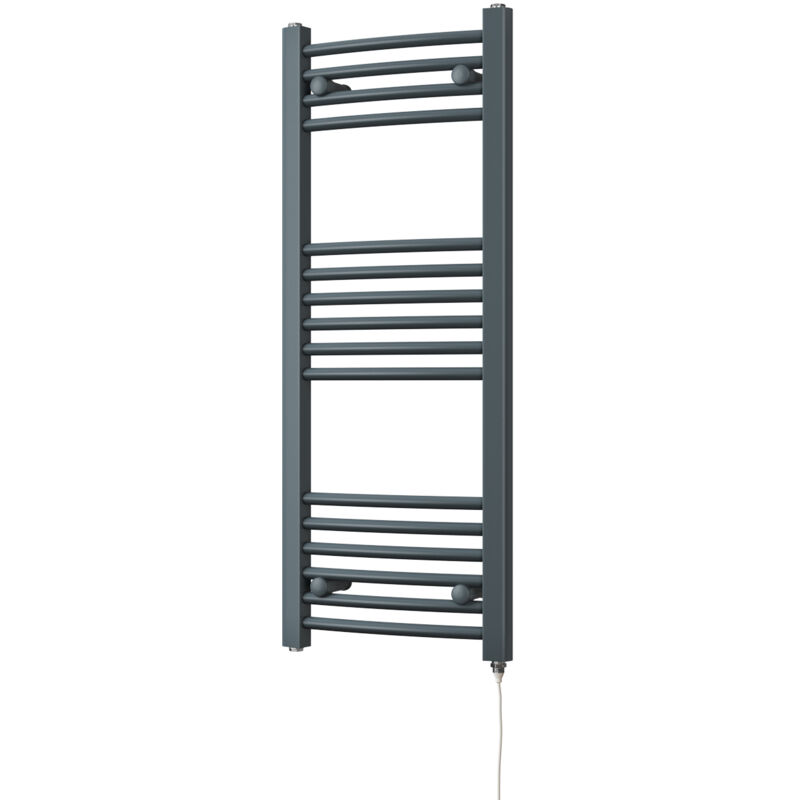 Image of Zennor - Anthracite Electric Towel Rail&hellip;